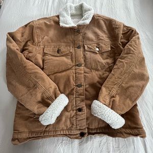 Sherpa lined jacket